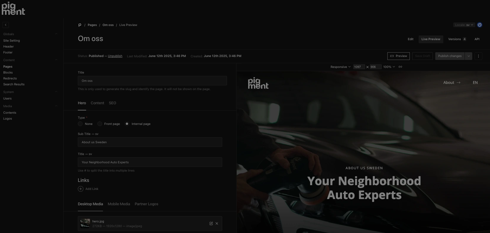 Payload Headless CMS